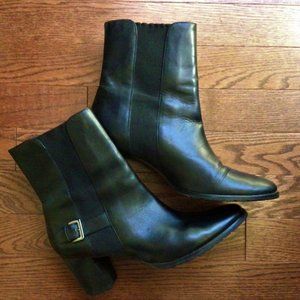 Cole Haan 10AA Black Boots Narrow EUC Were $229 The Perfect Boot!